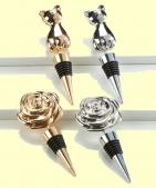 Avenue 9 - Bottle Stopper - Metallic Rose or Cat Design 0