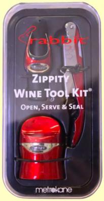 Rabbit - Zippity Wine Tool Kit - Red