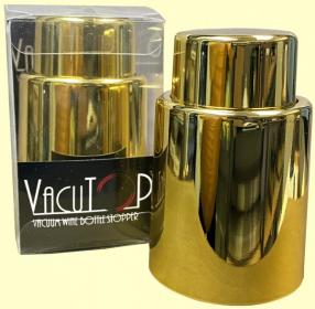 VacuTop - Wine Vacuum Bottle Stopper - Gold