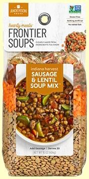 Frontier Soups - IN Harvest Sausage Lentil Soup Mix