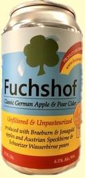 Fuchshof - German Apple & Pear Cider (12oz can)