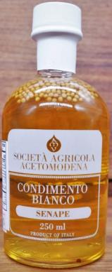 Acetomodena - White Balsamic Vinegar with Mustard Seeds