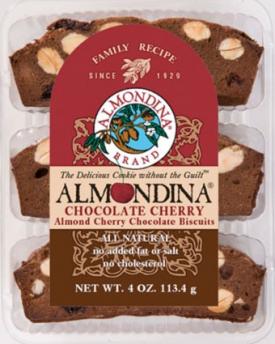 Almondina - Almond Chocolate Cherry Biscuits