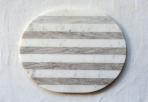 Creative Co-Op - Striped Marble Cheese Board 0
