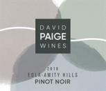 David Paige Wines - Pinot Noir Eola-Amity Hill 2019