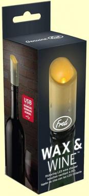 Fred - Wax & Wine LED Bottle Candle Stopper