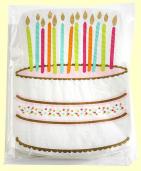 Giftcraft - Cocktail Napkins - Birthday Cake & Candles 0
