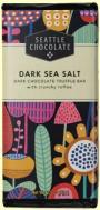 Seattle Chocolate - Dark Chocolate Sea Salt Toffee Truffle Bar 0