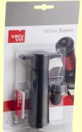 Vacu Vin - Wine Saver 2 Piece Set - Black