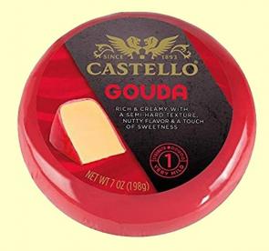 Castello - Red Wax Gouda Round
